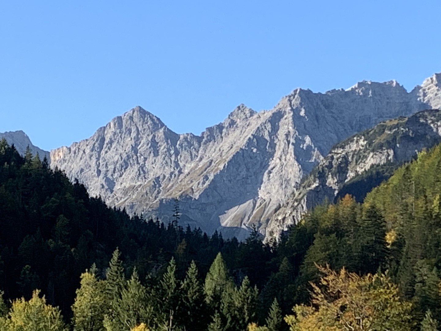 Moserkarspitze, Namloserspitze und Kaltwasserkarspitze