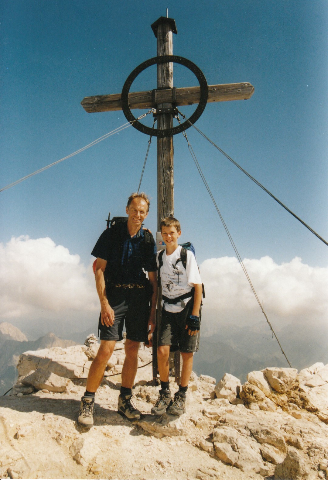 Simon und ich im September 2004 auf der mittleren Ödkarspitz