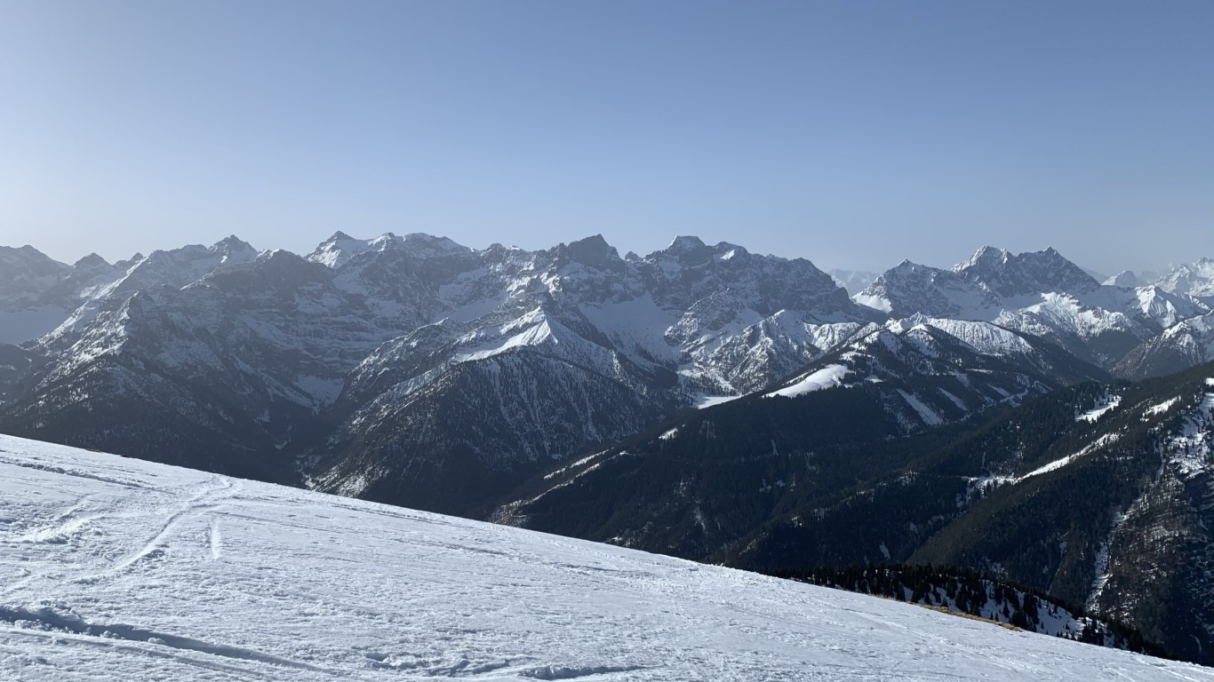 Karwendelblick mit Birkkar-, Ödkar- und Östliche Karwendelspitz