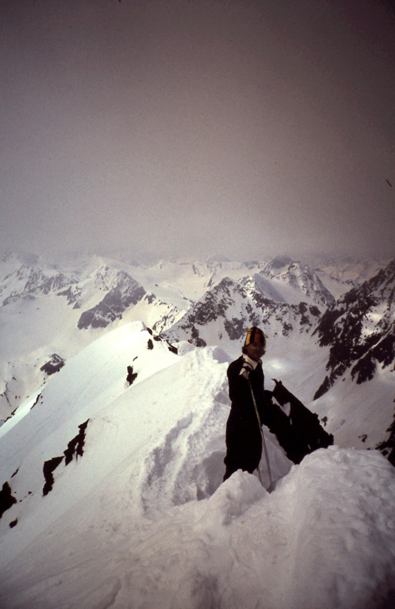 Max beim Gipfelanstieg zur Ruderhofspitze 1985