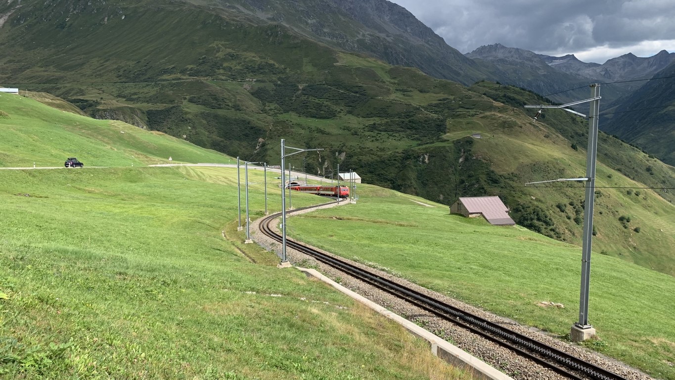 Matterhorn Gotthard Bahn am Oberalp